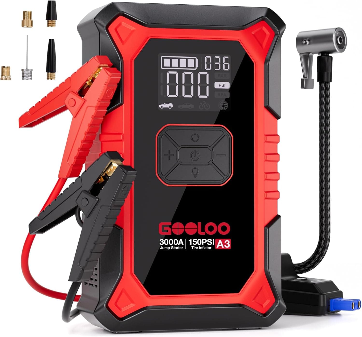 Portable Cordless Tire Inflator — Auto-Shutoff - Halal gift for Muslim men